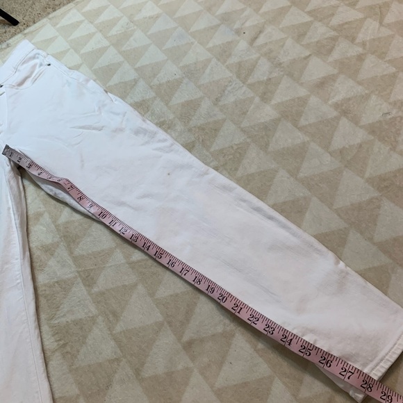 J crew 9” high rise toothpick jeans white 2021 - Picture 7 of 7